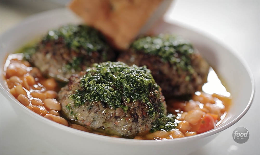 Pesto meatball